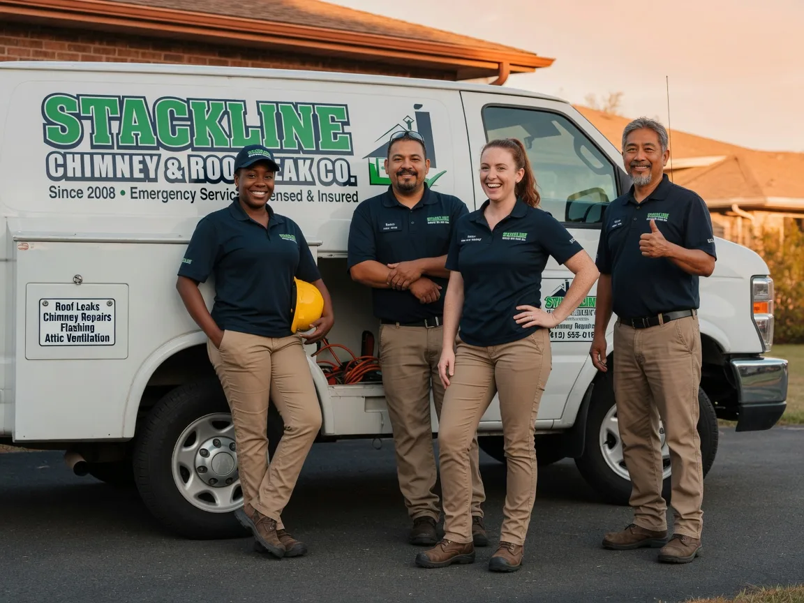 Chimney flashing repair company in Watauga, TN